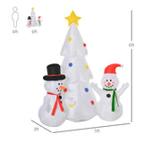 Inflatable Christmas Tree Decorations and Snowmen