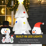 Inflatable Christmas Tree Decorations and Snowmen