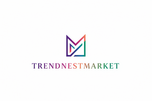 Trendnestmarket make logo white colors 